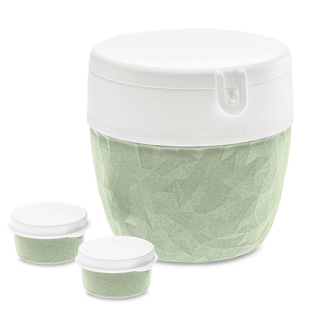 Ланч-бокс club bento, organic, зеленый