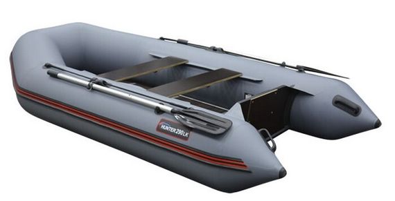 Лодка Хантер 290 ЛК (серый)