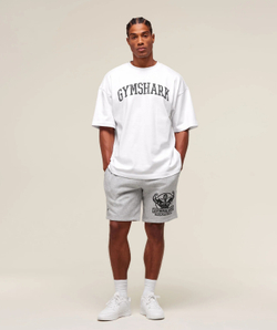 Шорты GYMSHARK Double Bicep Shorts Light Grey