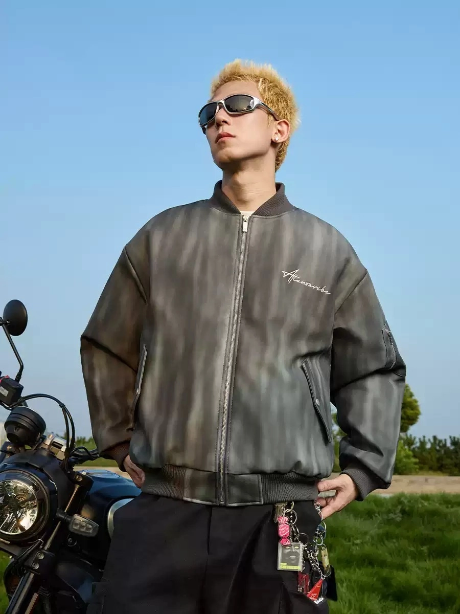 Бомбер HARSHandCRUEL "Color Diffusion" MA-1 Bomber Jacket