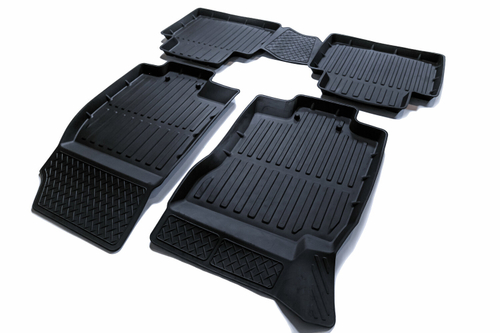 Коврики резиновые в салон 3D PREMIUM для Nissan X-Trail (2015-) SRTK.PR.NS.X.TR.15G.02X62