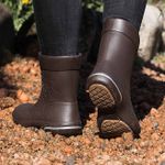 Женские сапоги Nordman Kleo из ЭВА с флисовым утеплителем коричневый с песочным