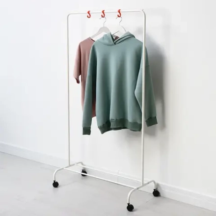 Стойка для одежды «Радуга», 89,2×39×154 см, цвет белый