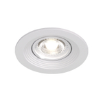 DK3029-WH Встраиваемый светильник, IP 20, 10 Вт, GU5.3, LED, белый, пластик
