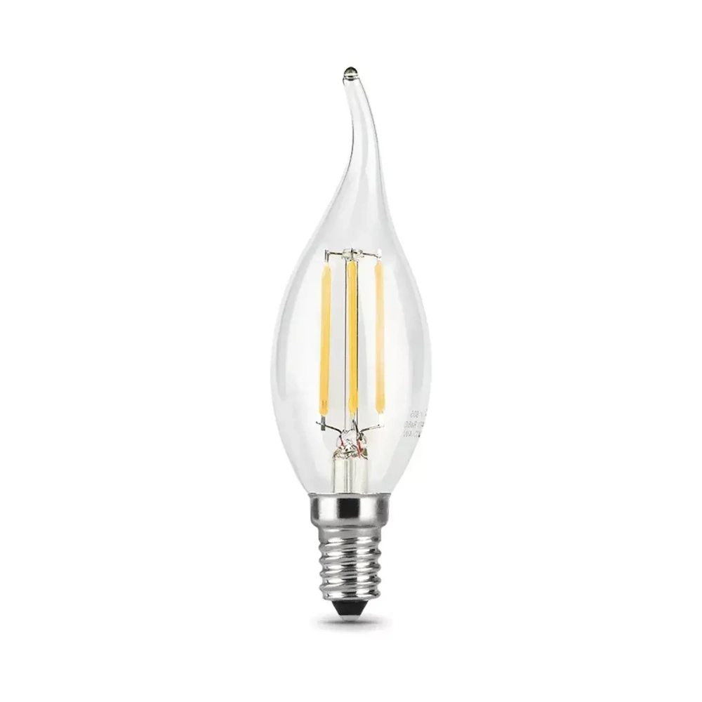 Лампа Gauss LED Filament Свеча на ветру 7W E14 580 lm 4100K шаг диммир. 104801207-S