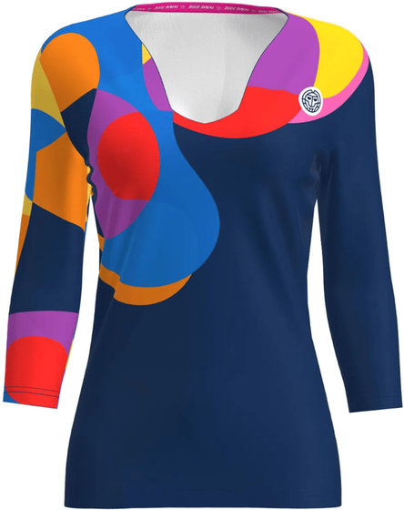 Футболка с рукавом 3/4 женская Bidi Badu Twiggy V-Neck, арт. W1330005