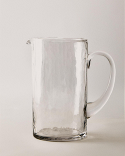Zara Home кувшин из стекла, цвет прозрачный, 19.5 см