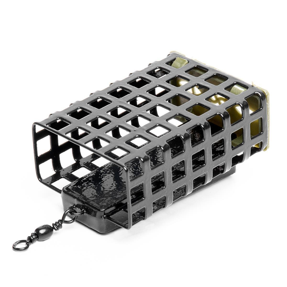Кормушка Premier Fishing Feeder SPORT прямоуг. крашенная с дном  80гр (PF-FS-PK-80 BL)