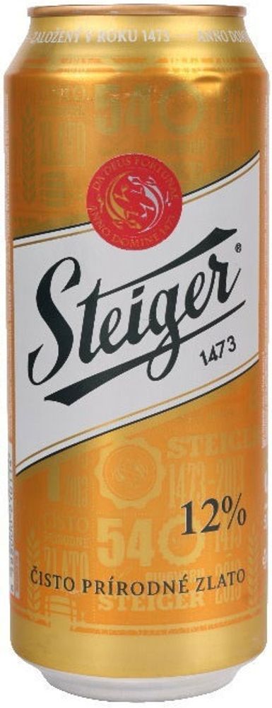 Steiger 12% Svetly 0.5 л. - ж/б(24 шт.)