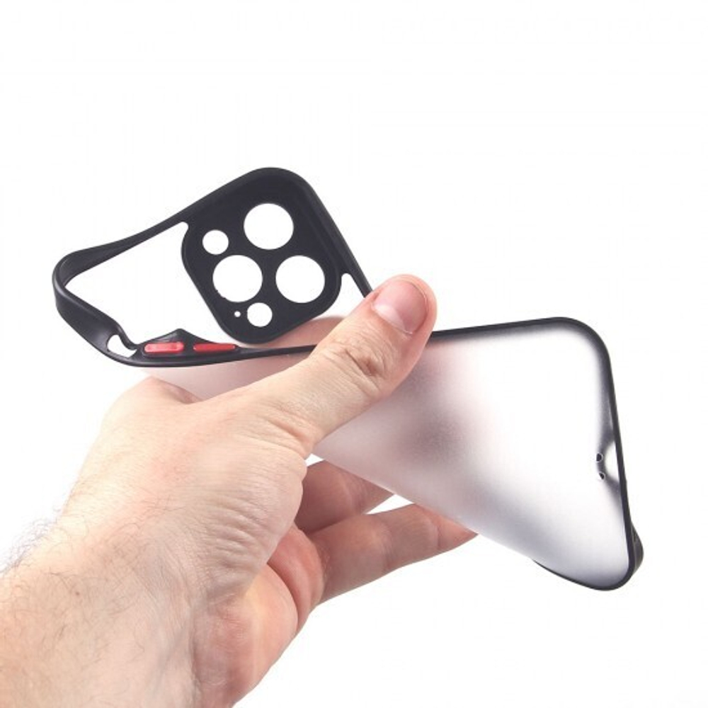 Чехол для iPhone 12 Pro Max, прозрачный, матовый, 0,5 мм, 012507 Зеленый