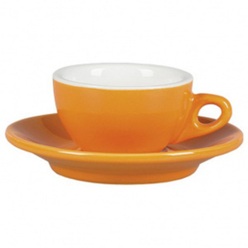 Кофейная пара Barista (Бариста) 70 мл, оранжевый цвет