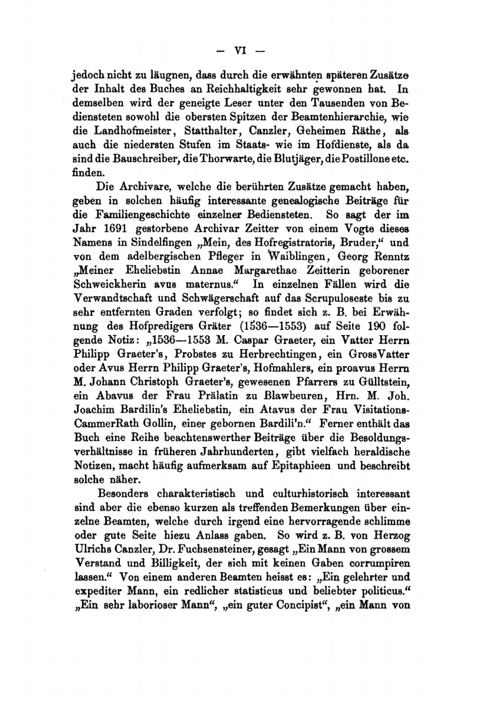 Fürstlich Württembergisch Dienerbuch. Vom Ix. Bis Zum XIX. Jahrhundert | Württembergisch Dienerbuch
