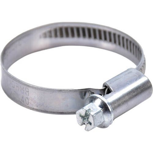 Хомут червячный из нержавеющей стали 40 - 60 мм