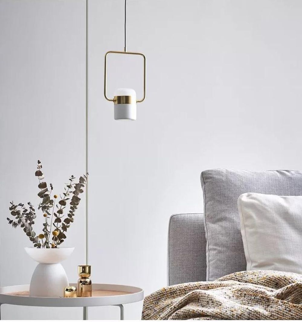 Подвесной светильник 9926P/1 white/gold