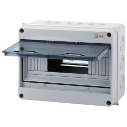 Корпус пластиковый навесной ЭРА SIMPLE КМПн-12 IP65 серый