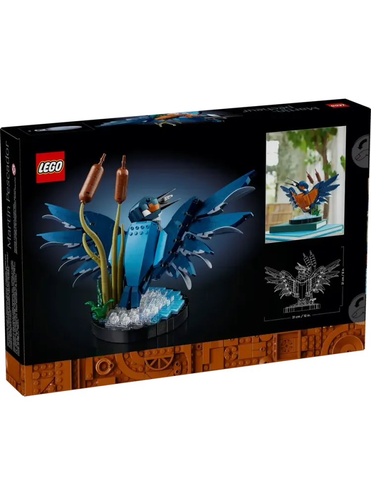 Конструктор для взрослых Icons 10331 Птица зимородок