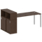 Метал Систем Куатро Стол письменный с шкафом-купе на П-образном м/к 50БП.РС-СШК-3.5 Т
