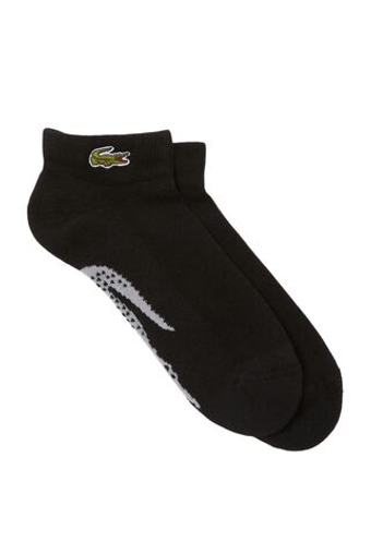 Теннисные носки Lacoste Cotton Athletic - black/grey chine