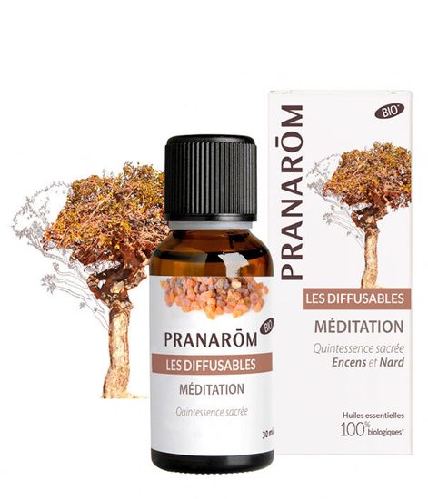 Смесь эфирных масел для ультразвукового диффузора Медитация, Pranarom