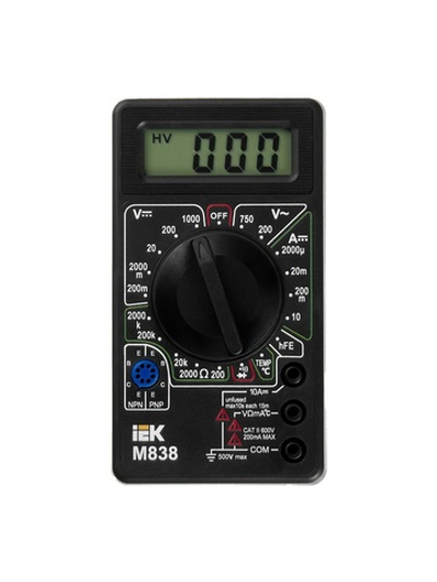 Мультиметр цифровой Universal M838 IEK TMD-2S-838