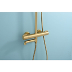 Душевая система с термостатом Raglo R20.26.03, сатин золотой