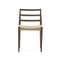 Analy Стул из массива дуба с отделкой орех и сиденьем из 100% веревки
