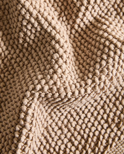 Zara Home - Нескользящий коврик для ванной из хлопка, бежевый, 50x70 см