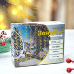 Гирлянда электрическая занавес "Бриллиант" 3*3м, 300 ламп LED, 8 режимов, с пультом, мультицвет