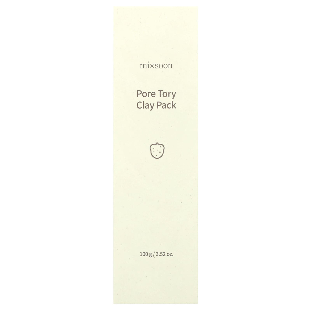 Mixsoon, Pore Tory Clay Pack, маска для лица, 100 г (3,52 унции)