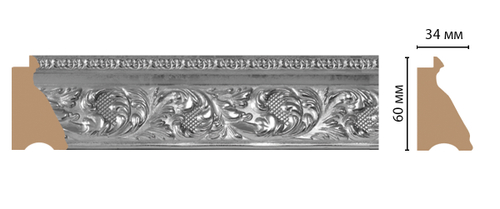 Багет Decomaster 587-1605 60*34*2900мм