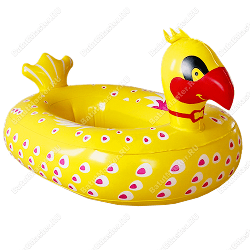 Электрическая бамперная лодка «Курочка» на часовом механизме