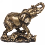 Статуэтка из гипса «Слон» 16*19см античное золото