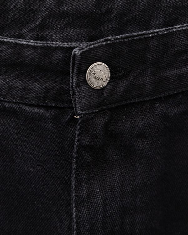 Джинсы Regular Fit черные - фото 9