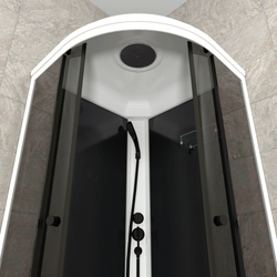 Душевая кабина Triton Грэй А 90x90 (черный)