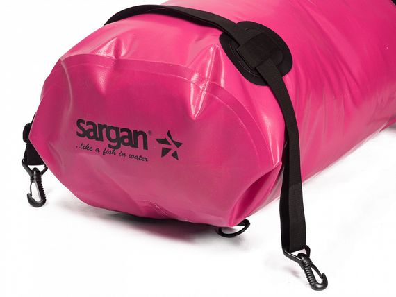 Гермо-Мешок-Рюкзак Sargan Саппер-50 2 лямки, крепления к сапборду 50 л малиновый