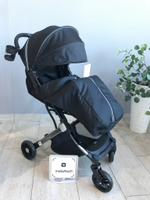 Kоляска детская прогулочная Farfello Comfy Go Comfort (Total Black Chrome/Абсолютно черный CG-301)