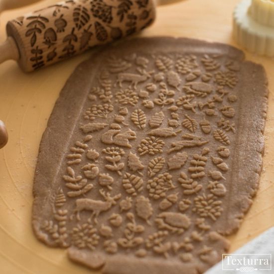 Малая скалка с узором Лесные зверушки