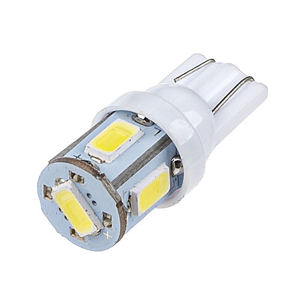 Лампа светодиодная 12V 5W без цоколя белый 5 SMD (габариты, повт.поворотника) 2 шт. Skyway