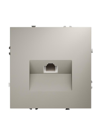 Розетка компьютерная 1-м СП S70 RJ45 кат.6 механизм кашемир Voltum VLS060103