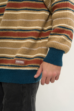Свитер KUL'TURA "STRIPES" Бежевый