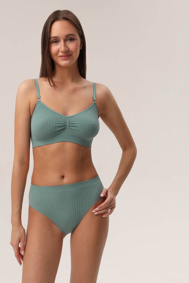 Трусы-слип с плетением цепочка