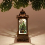 Сувенир с подсветкой «Фонарь с ёлочкой» 5,3*5,3*12,5 см (3хAG13)