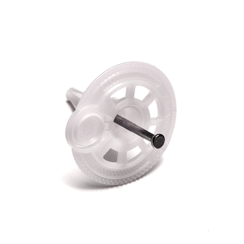 Тарельчатый дюбель гриб 50 мм с крышкой и гвоздем для бетона и кирпича IN50-62 (200 шт/уп) FEDAST