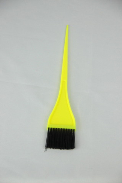 Melon Pro Кисть для окраски волос узкая 35мм, жёлтая