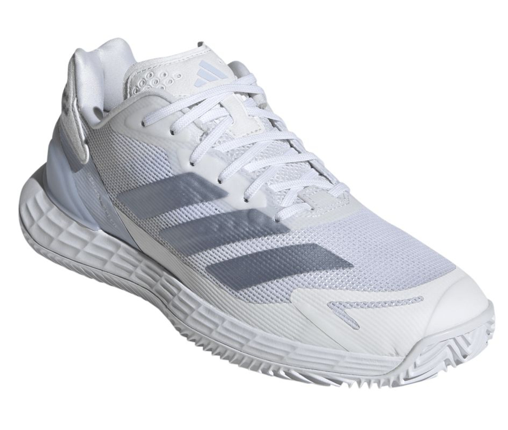 Женские теннисные кроссовки Adidas Defiant Speed 2 W Clay - white/crystal sky/core black