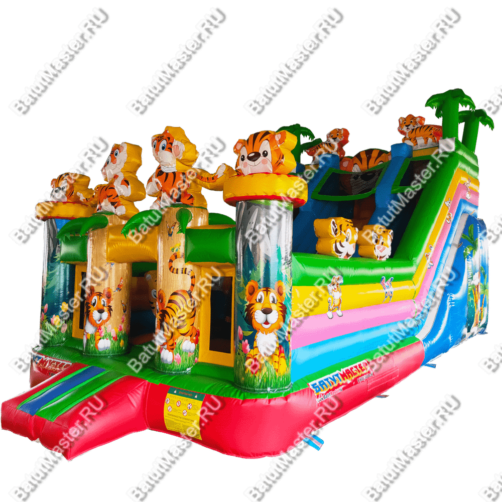 Коммерческий батут «Тигриная страна », 8*5*5 м
