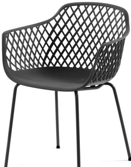 Стул-кресло Quinn темно-серый Испания La Forma