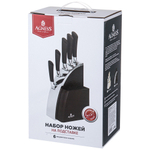 Набор ножей 6 предметов на пластиковой подставке, 911-743