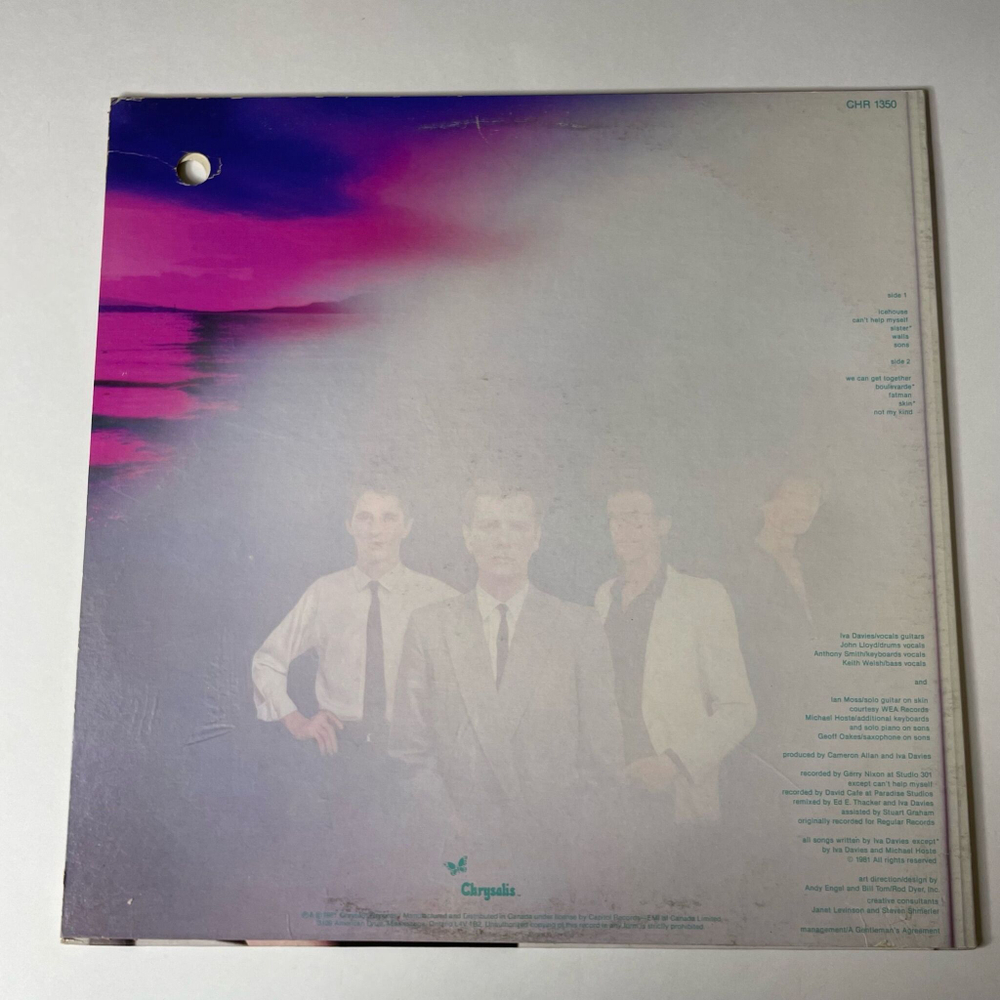 Винтажная виниловая пластинка LP Icehouse (Canada 1981)