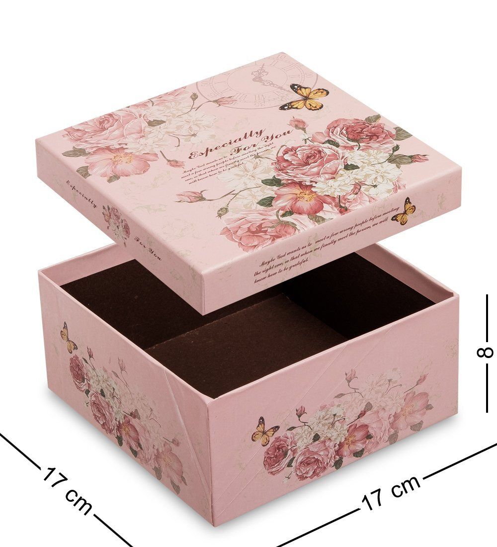 WG-20/2-A Коробка подарочная «Квадрат» цв.розовый